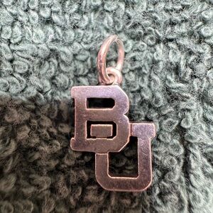 Retired James Avery Silver Baylor University BU charm